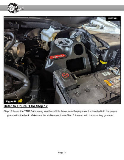 aFe Takeda Momentum Pro Dry S Cold Air Intake | Kia Telluride/Hyundai Palisade V6 3.8L (20-22) (56-70033D)