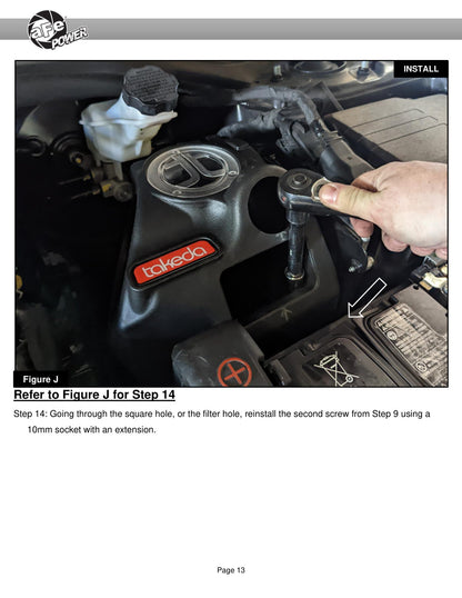 aFe Takeda Momentum Pro Dry S Cold Air Intake | Kia Telluride/Hyundai Palisade V6 3.8L (20-22) (56-70033D)