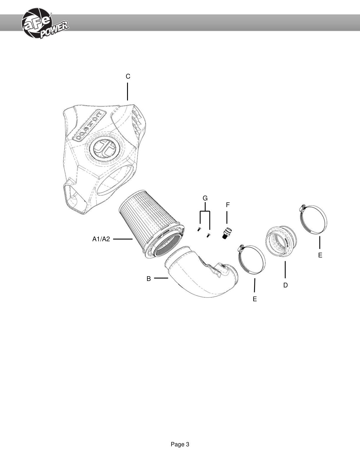 aFe Takeda Momentum Pro Dry S CAI 2.0L Turbo | Toyota Supra (21) (56-70037D)