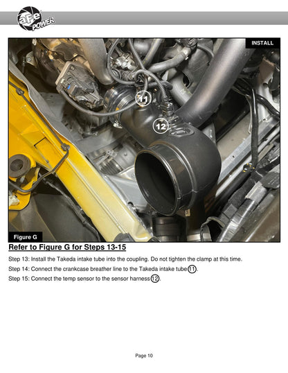 aFe Takeda Momentum Pro Dry S CAI 2.0L Turbo | Toyota Supra (21) (56-70037D)