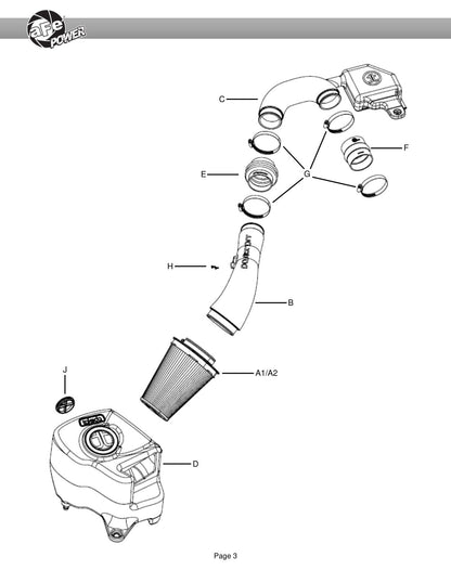 aFe Momentum CAI w/ Pro 5R | Subaru Outback 09-15/14-23 (56-70039R)