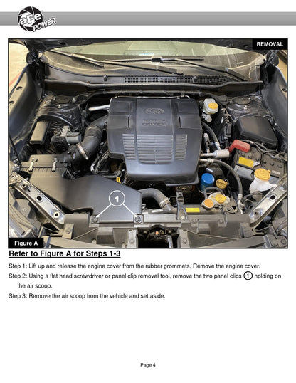 aFe 19-21 Subaru Forester 2.5L H4 Takeda Momentum Air Intake w/ Pro DRY S Filter (56-70042D)