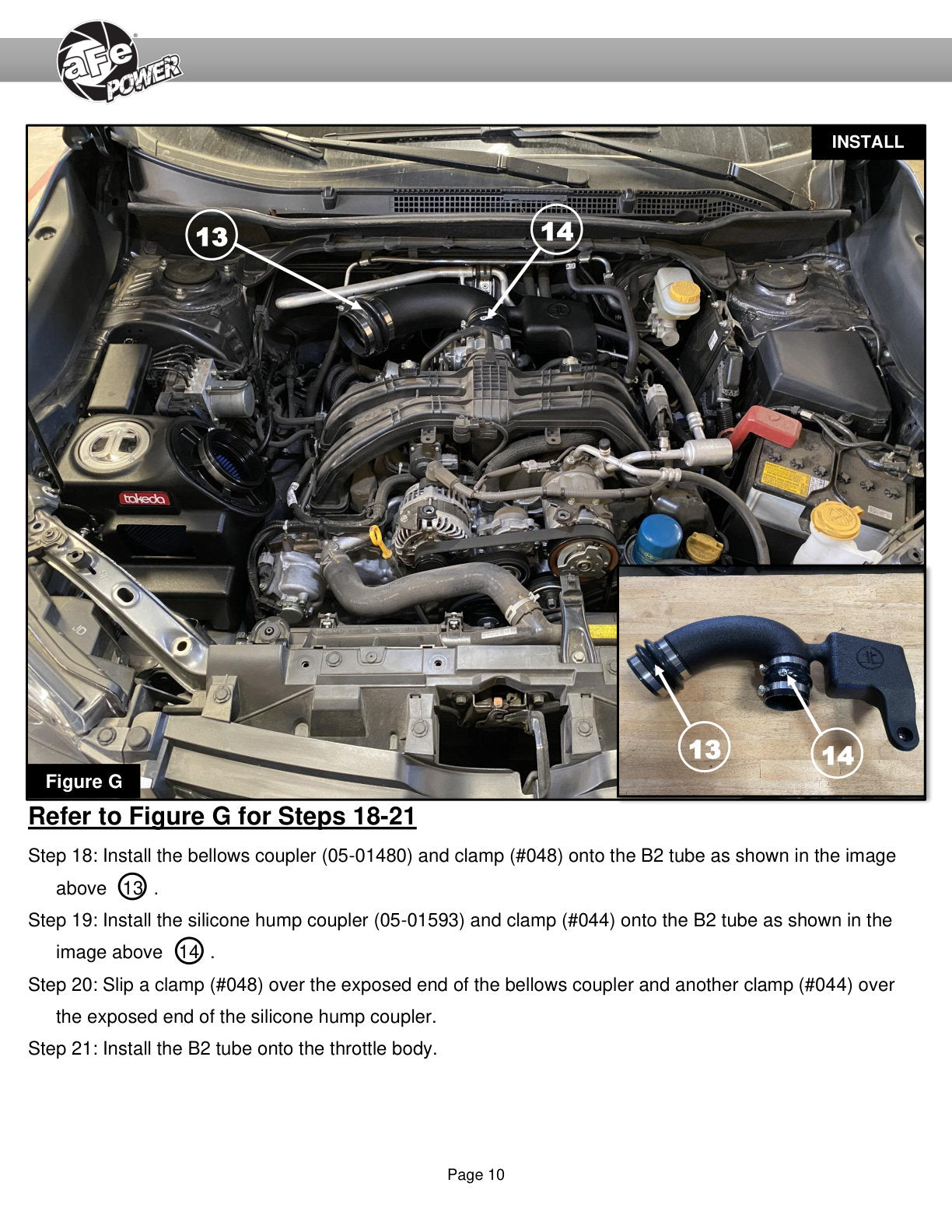 aFe 19-21 Subaru Forester 2.5L H4 Takeda Momentum Air Intake w/ Pro DRY S Filter (56-70042D)