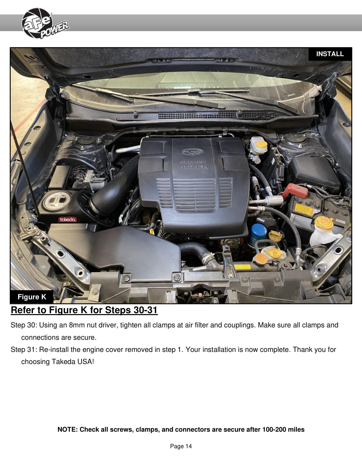 aFe 19-21 Subaru Forester 2.5L H4 Takeda Momentum Air Intake w/ Pro DRY S Filter (56-70042D)