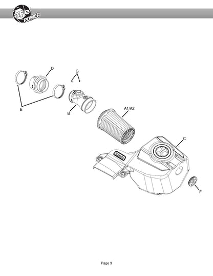 aFe Takeda Momentum Cold Air Intake w/ Pro 5R Filter | Mazda 3 L4 2.5L (19-21) (56-70044R)