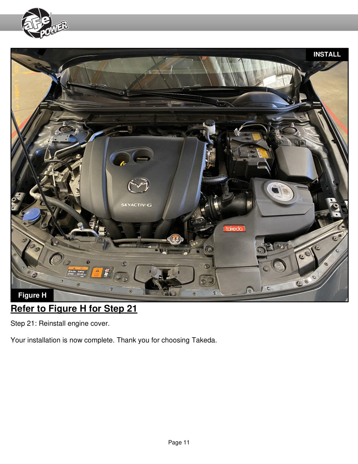 aFe Takeda Momentum Cold Air Intake w/ Pro 5R Filter | Mazda 3 L4 2.5L (19-21) (56-70044R)