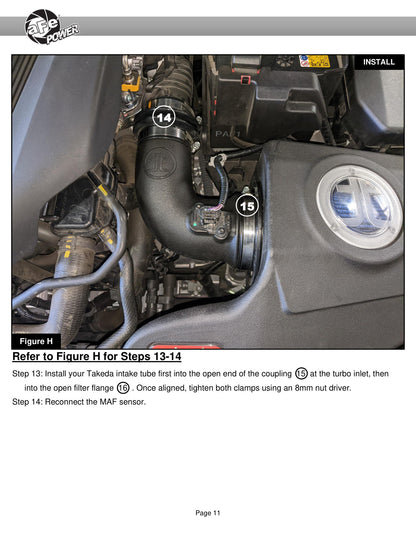 aFe Takeda Momentum Pro DRY S Cold Air Intake | Mazda 3 L4 2.5L (21-22) (56-70045D)