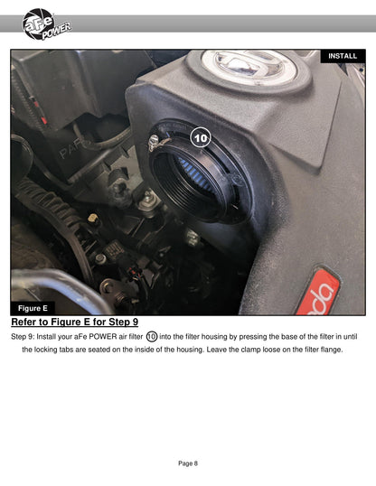 aFe Takeda Stage-2 PDS AIS 7.5" Pro 5R Intake | Mazda 3 2.5T (21-22) (56-70045R)