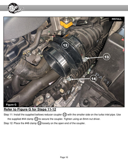 aFe Takeda Stage-2 PDS AIS 7.5" Pro 5R Intake | Mazda 3 2.5T (21-22) (56-70045R)