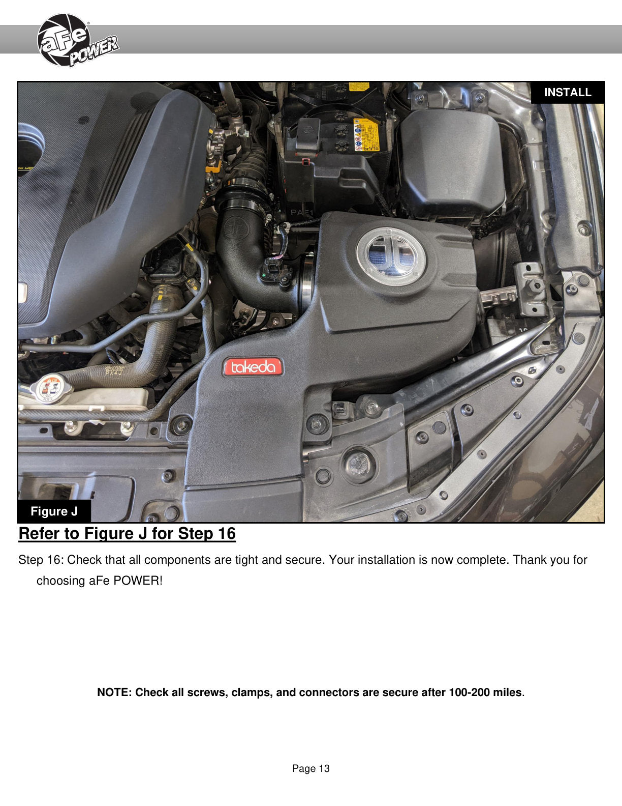 aFe Takeda Stage-2 PDS AIS 7.5" Pro 5R Intake | Mazda 3 2.5T (21-22) (56-70045R)