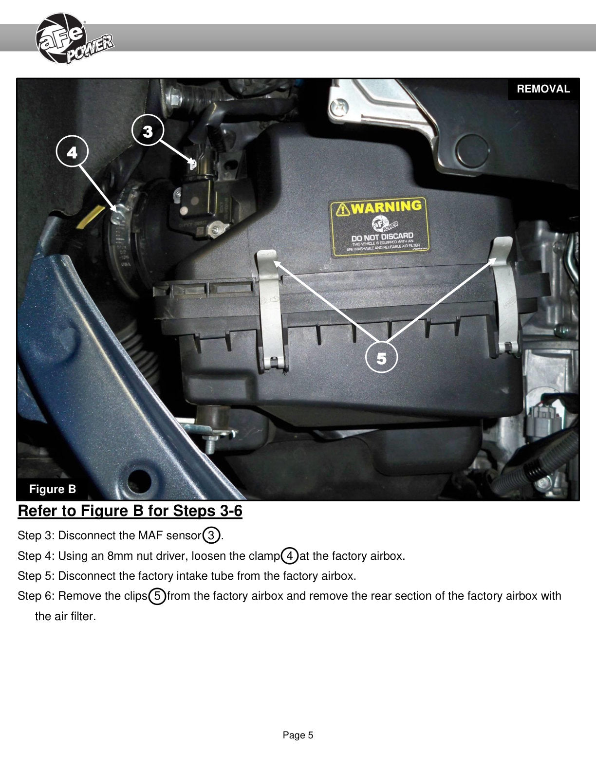 aFe 6" Takeda Intake System w/ Pro 5R Filter | Subaru Forester 14-18 H4-2.0L (56-70049R)