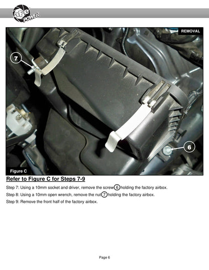 aFe 6" Takeda Intake System w/ Pro 5R Filter | Subaru Forester 14-18 H4-2.0L (56-70049R)