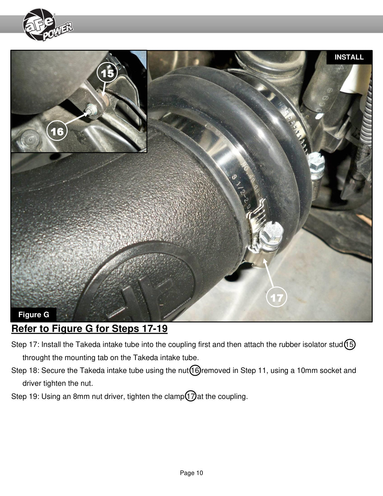 aFe 6" Takeda Intake System w/ Pro 5R Filter | Subaru Forester 14-18 H4-2.0L (56-70049R)