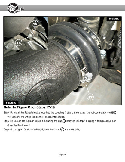 aFe 6" Takeda Intake System w/ Pro 5R Filter | Subaru Forester 14-18 H4-2.0L (56-70049R)