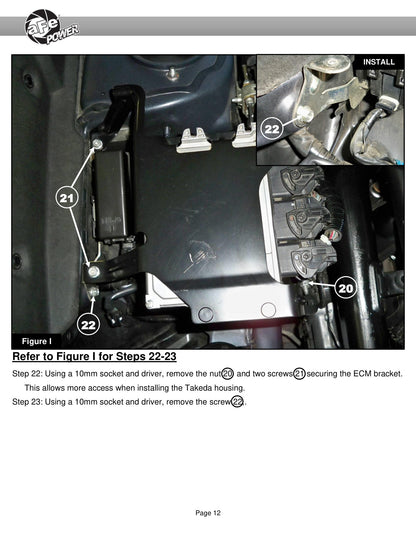 aFe 6" Takeda Intake System w/ Pro 5R Filter | Subaru Forester 14-18 H4-2.0L (56-70049R)