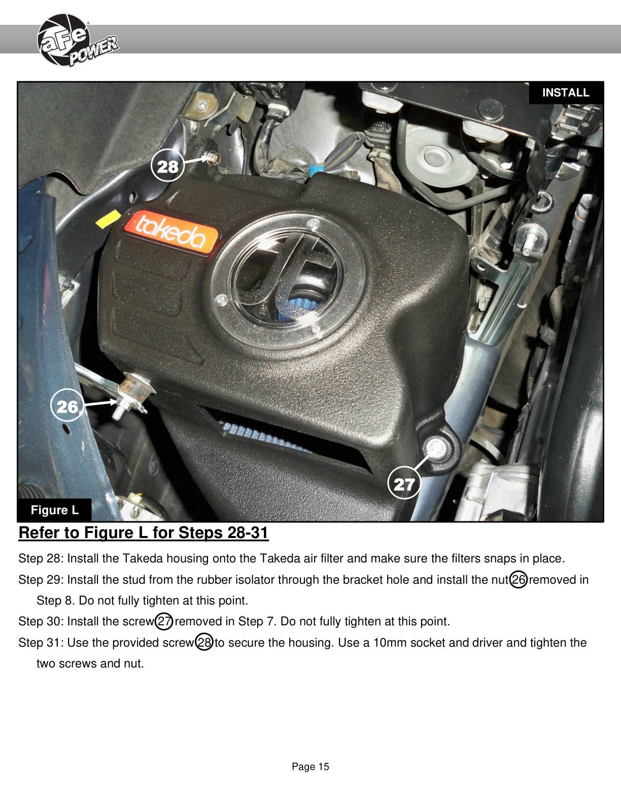 aFe 6" Takeda Intake System w/ Pro 5R Filter | Subaru Forester 14-18 H4-2.0L (56-70049R)