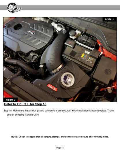 aFe 22-23 Hyundai Kona N 2.0L(t) Takeda Momentum Cold Air Intake w/ Pro 5R Filter (56-70058R)