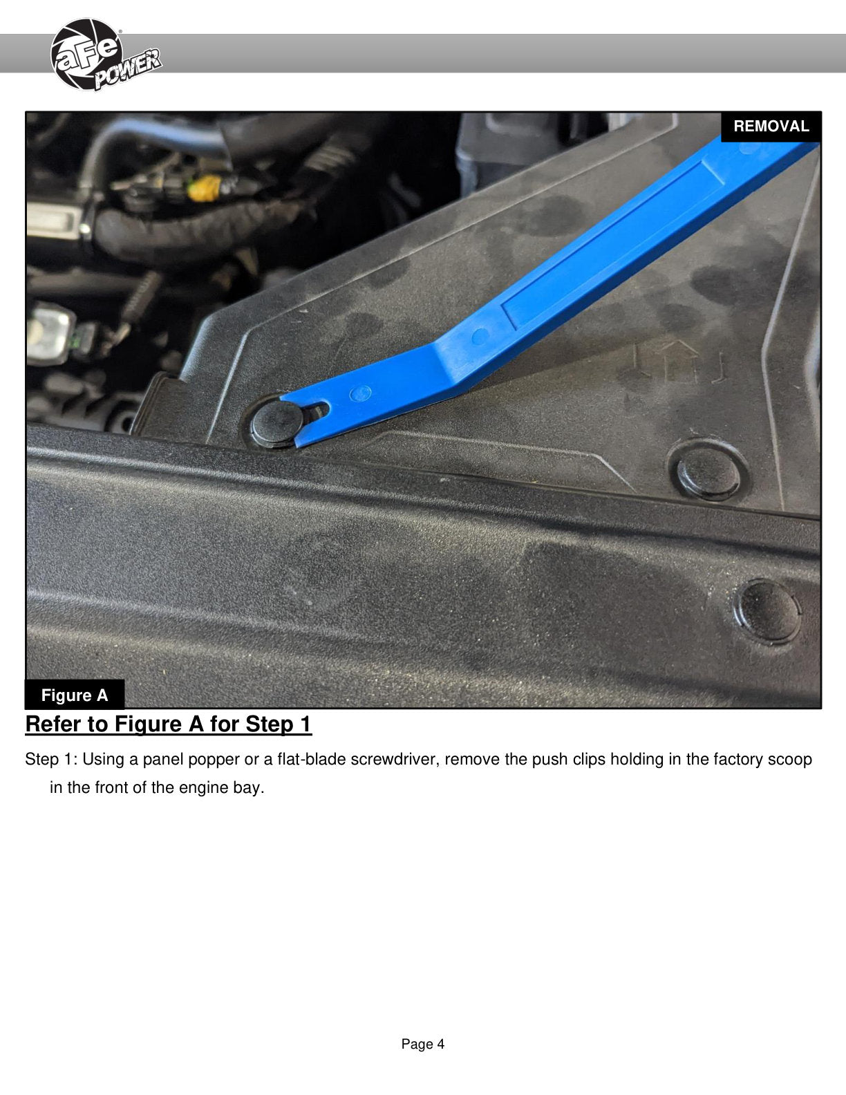 aFe Dynamic Air Scoop for 56-70033D and 56-70033R