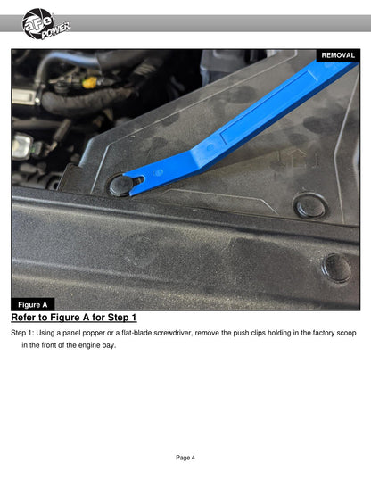 aFe Dynamic Air Scoop for 56-70033D and 56-70033R