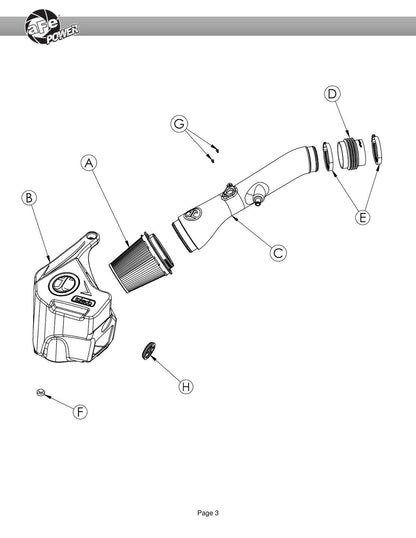 aFe Momentum Intake System W/ Pro Dry S Filter | Lexus IS300/IS350 (13-26) (56-70061D)