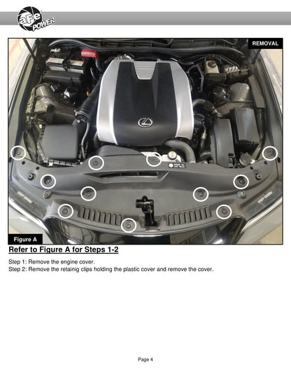 aFe Momentum Intake System W/ Pro Dry S Filter | Lexus IS300/IS350 (13-26) (56-70061D)