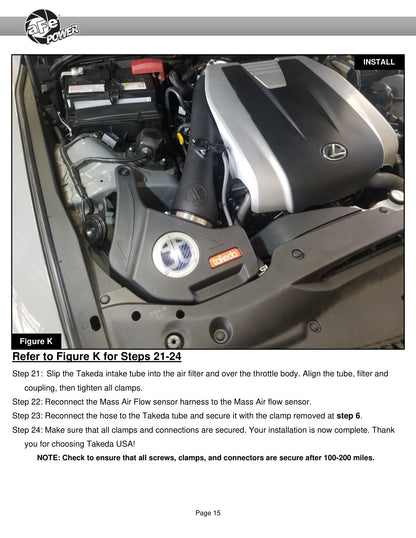 aFe Momentum Intake System w/ Pro 5R Filter | Lexus IS300/IS350 (21-24) (56-70061R)