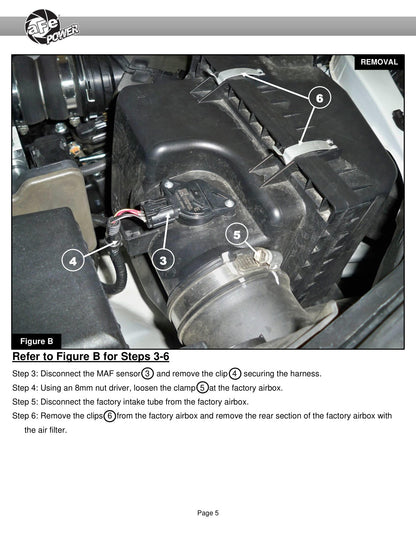 aFe Takeda Momentum Pro 5R Cold Air Intake Filter | Subaru Outback (20-24) (56-70063R)
