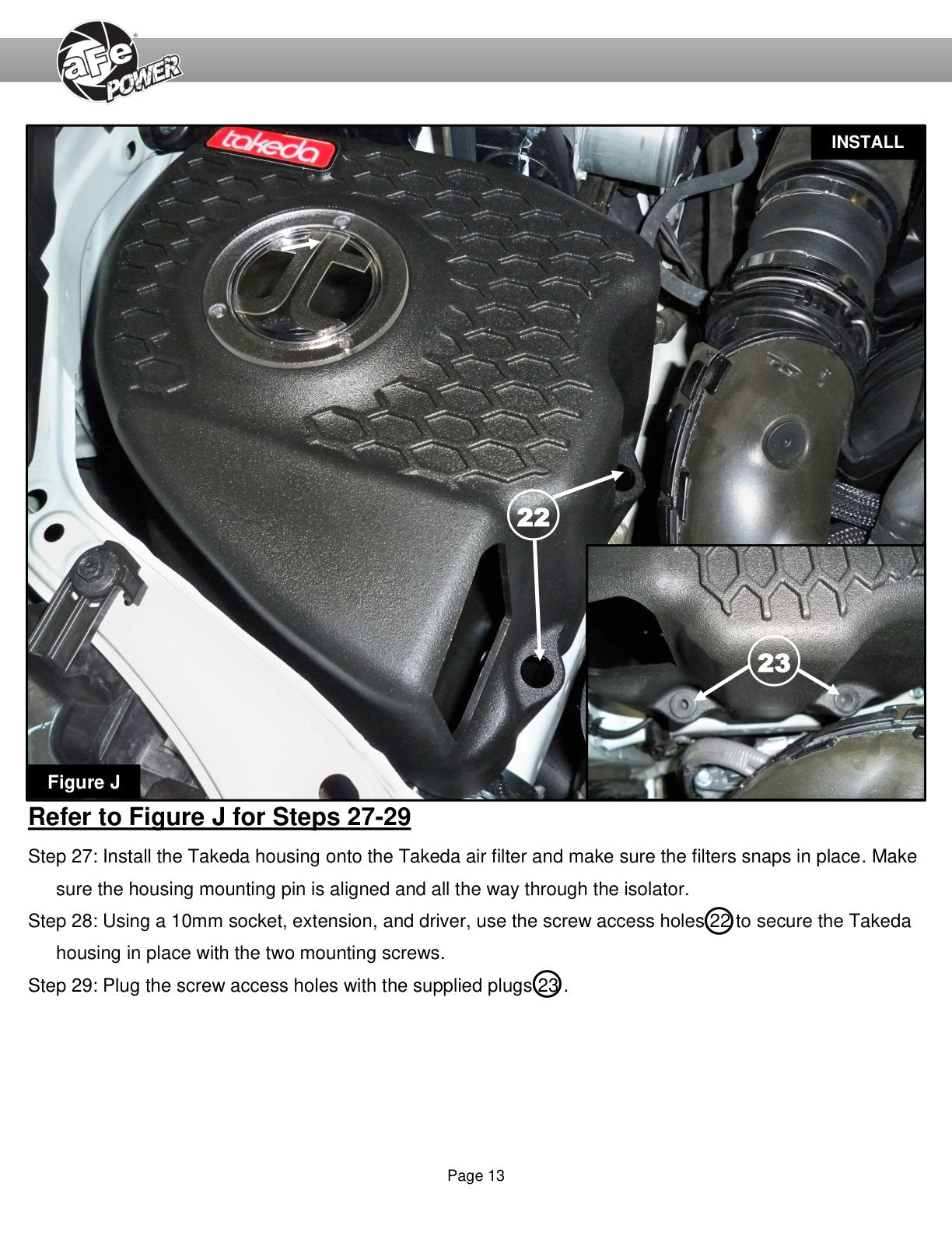 aFe Takeda Momentum Pro 5R Cold Air Intake Filter | Subaru Outback (20-24) (56-70063R)