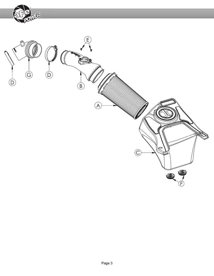 aFe Takeda Momentum Cold Air Intake System | Honda Civic 2.0L L4 (22-25) (56-70068R)