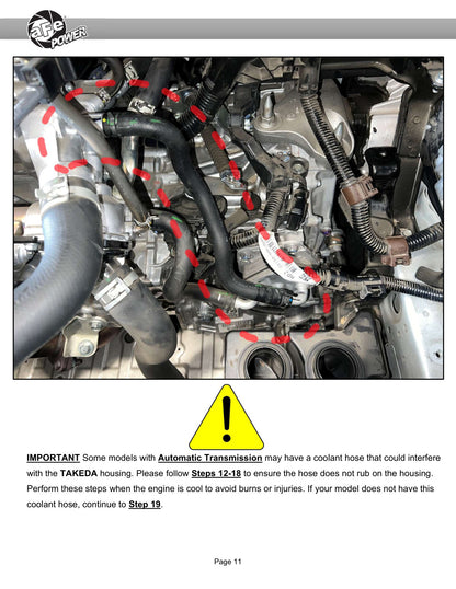 aFe Takeda Momentum Cold Air Intake System | Honda Civic 2.0L L4 (22-25) (56-70068R)