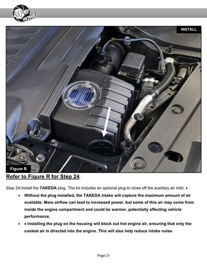 aFe Takeda Sealed Intake w/ Pro DRY S Filter Mazda CX-90 24-25 L6-3.3L (t)