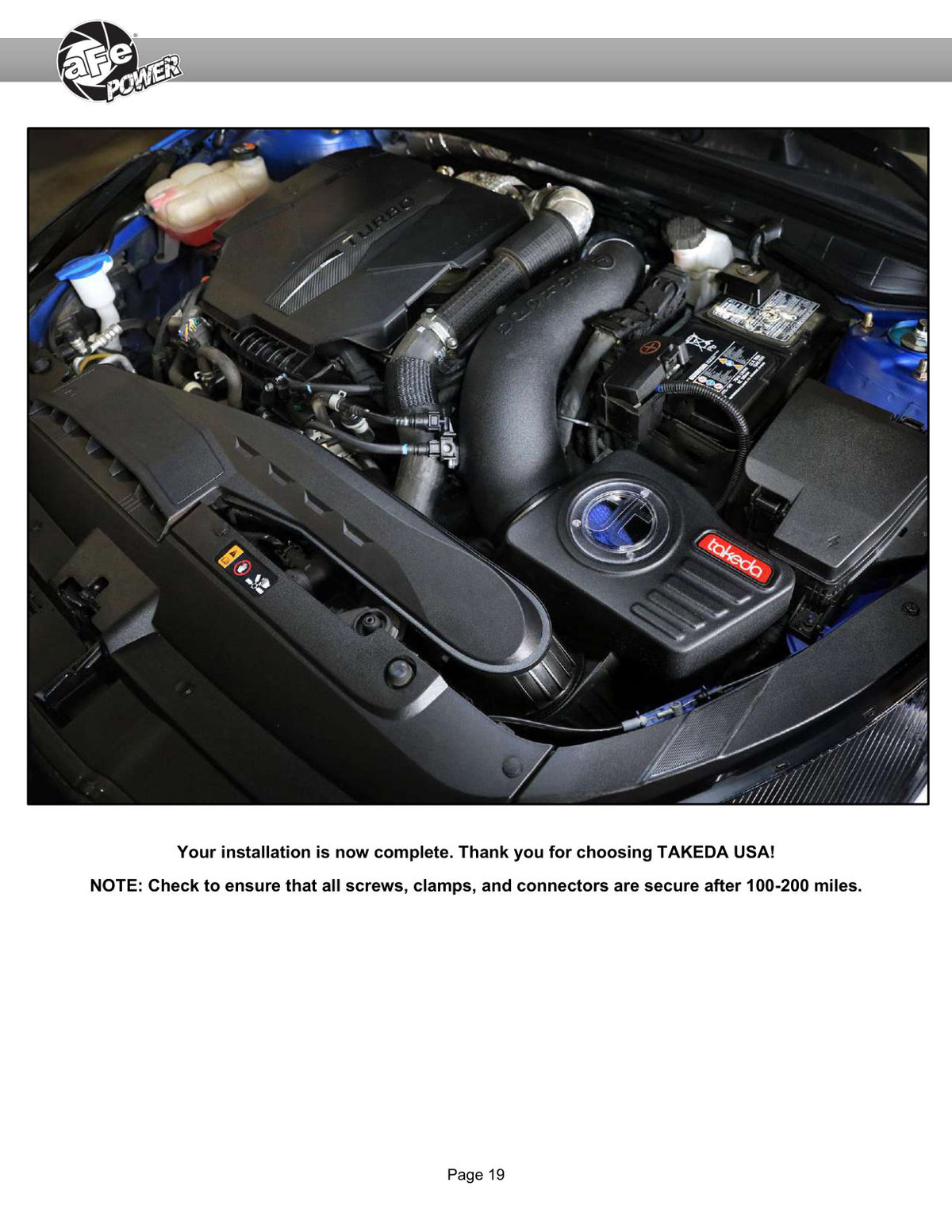aFe Takeda Momentum Pro 5R Cold Air Intake | Kia K5 15-26 (56-70073R)
