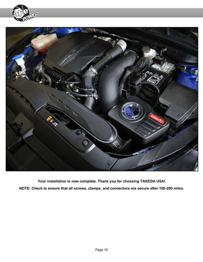 aFe Takeda Momentum Pro 5R Cold Air Intake | Kia K5 15-26 (56-70073R)