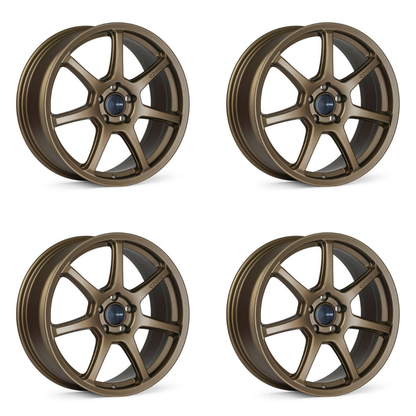 (set of 4) Enkei Imola2 Matte Bronze | 17x7.5" +45mm | 5x112mm Wheel