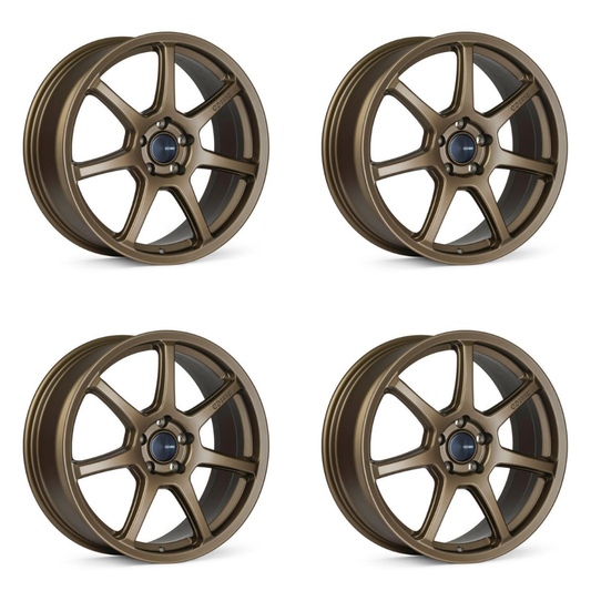 (set of 4) Enkei Imola2 Matte Bronze | 17x7.5" +35mm | 5x114.3mm Wheel