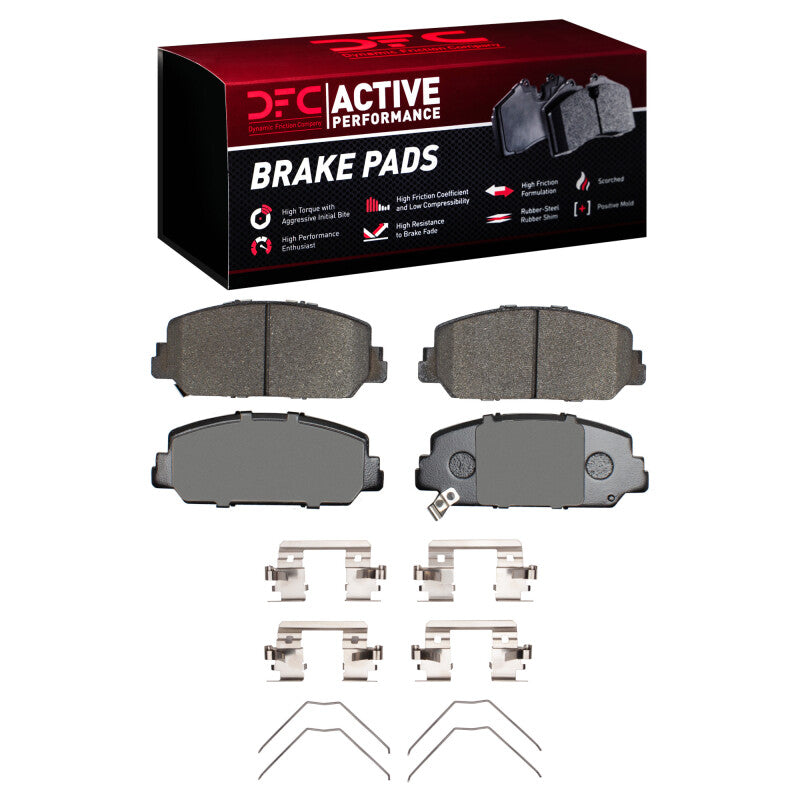 DFC Front Active Pads & Hardware | Acura ILX (13-22) (1115-1697-01)