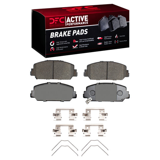 DFC Front Active Pads & Hardware | Acura ILX (13-22) (1115-1697-01)