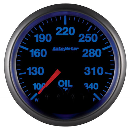 AutoMeter Elite 52mm 100-340 Deg F Oil Temp Peak and Warn w/ Electronic Control Gauge (5640)