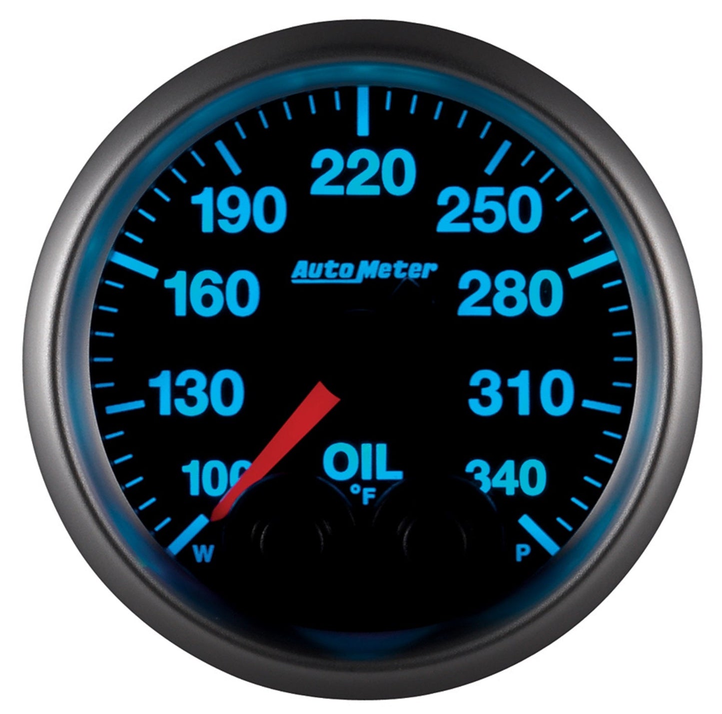 AutoMeter Elite 52mm 100-340 Deg F Oil Temp Peak and Warn w/ Electronic Control Gauge (5640)
