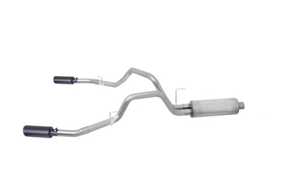 Gibson 2.5in Dual Split Cat-Back Exhaust Black Elite | Ford F-150 FX4 (11-14) (69540B)
