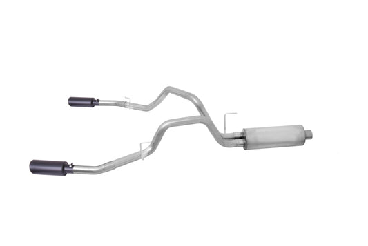 Gibson 2.5in Dual Split Cat-Back Exhaust Black Elite | Ford F-150 FX4 (11-14) (69540B)