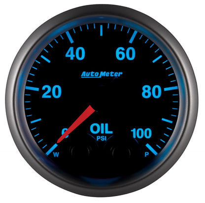 AutoMeter Elite 52mm Oil Pressure Peak and Warn Gauge w/ Electonic Control (5652)