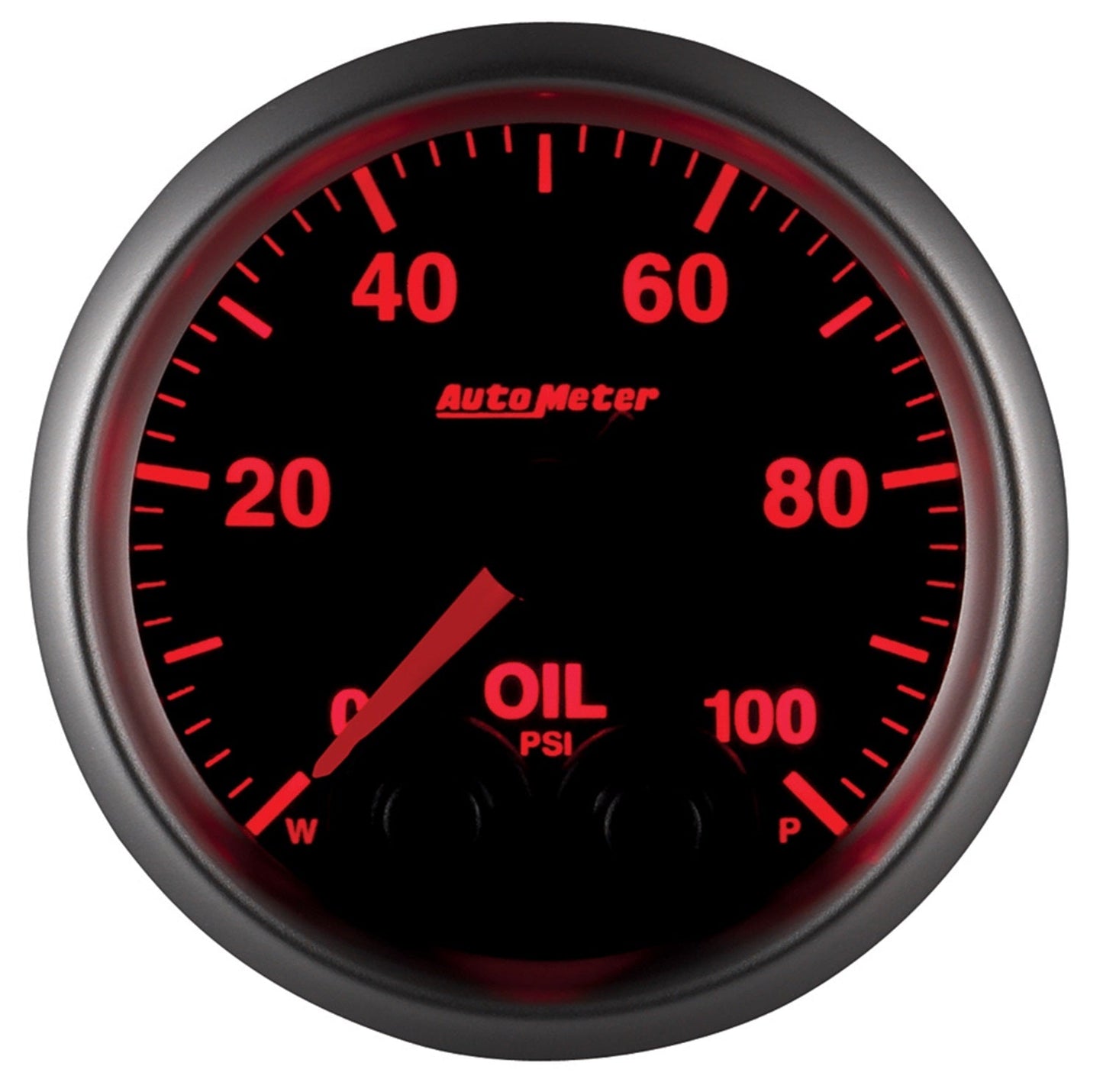 AutoMeter Elite 52mm Oil Pressure Peak and Warn Gauge w/ Electonic Control (5652)