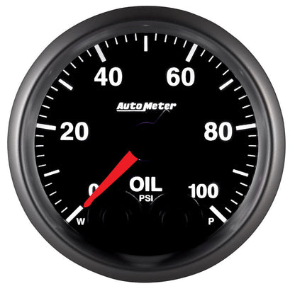 AutoMeter Elite 52mm Oil Pressure Peak and Warn Gauge w/ Electonic Control (5652)