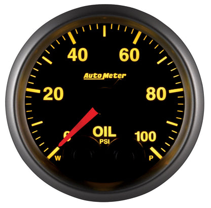 AutoMeter Elite 52mm Oil Pressure Peak and Warn Gauge w/ Electonic Control (5652)