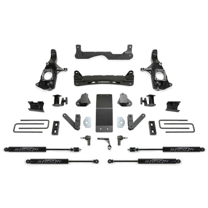 Fabtech 4" Basic System w/ Stealth Shocks | GM 2500HD 2WD/4WD (11-19) (K1121M)