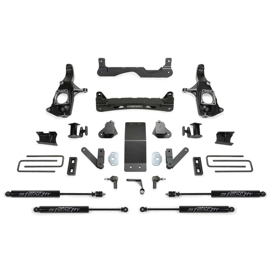 Fabtech 4" Basic System w/ Stealth Shocks | GM 2500HD 2WD/4WD (11-19) (K1121M)
