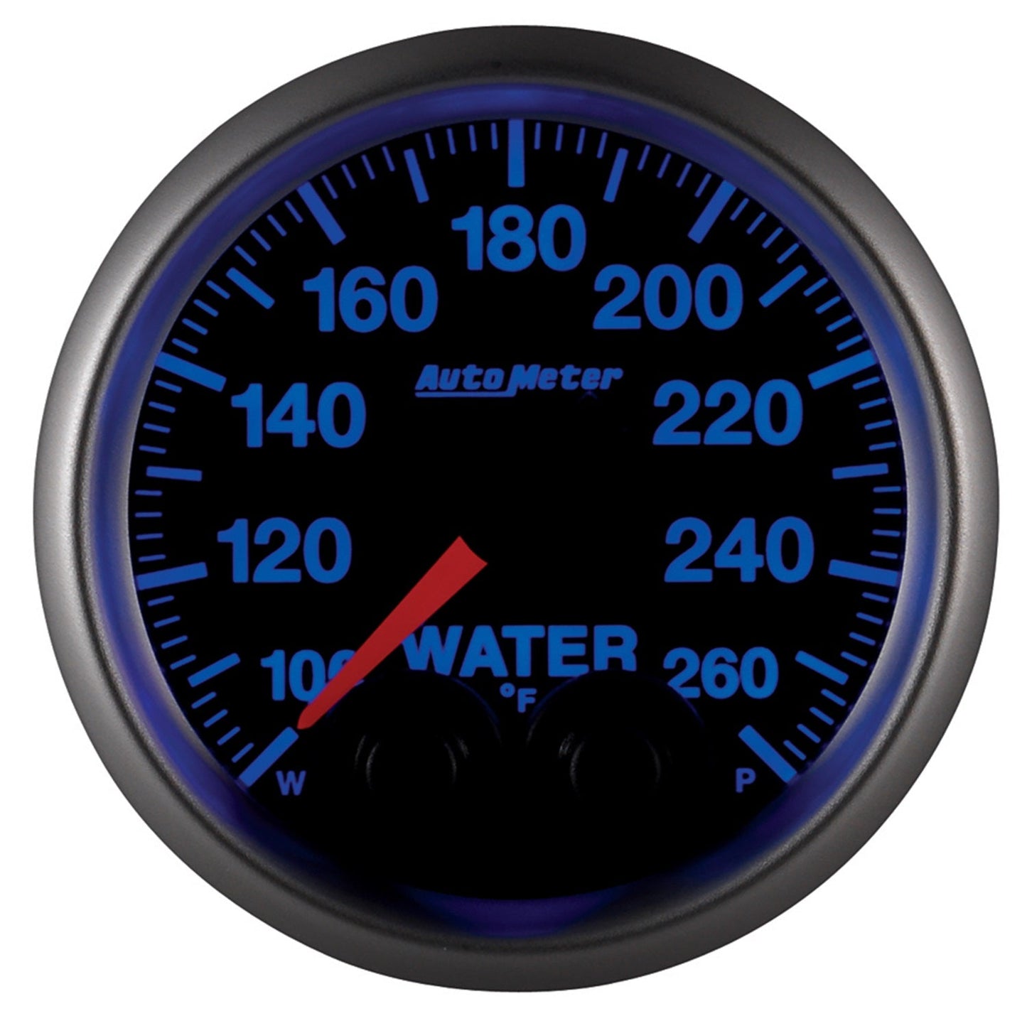 AutoMeter Elite 52mm 100-260 Degress F Water Temperature Peak and Warn Gauge w/ Electonic Control (5654)