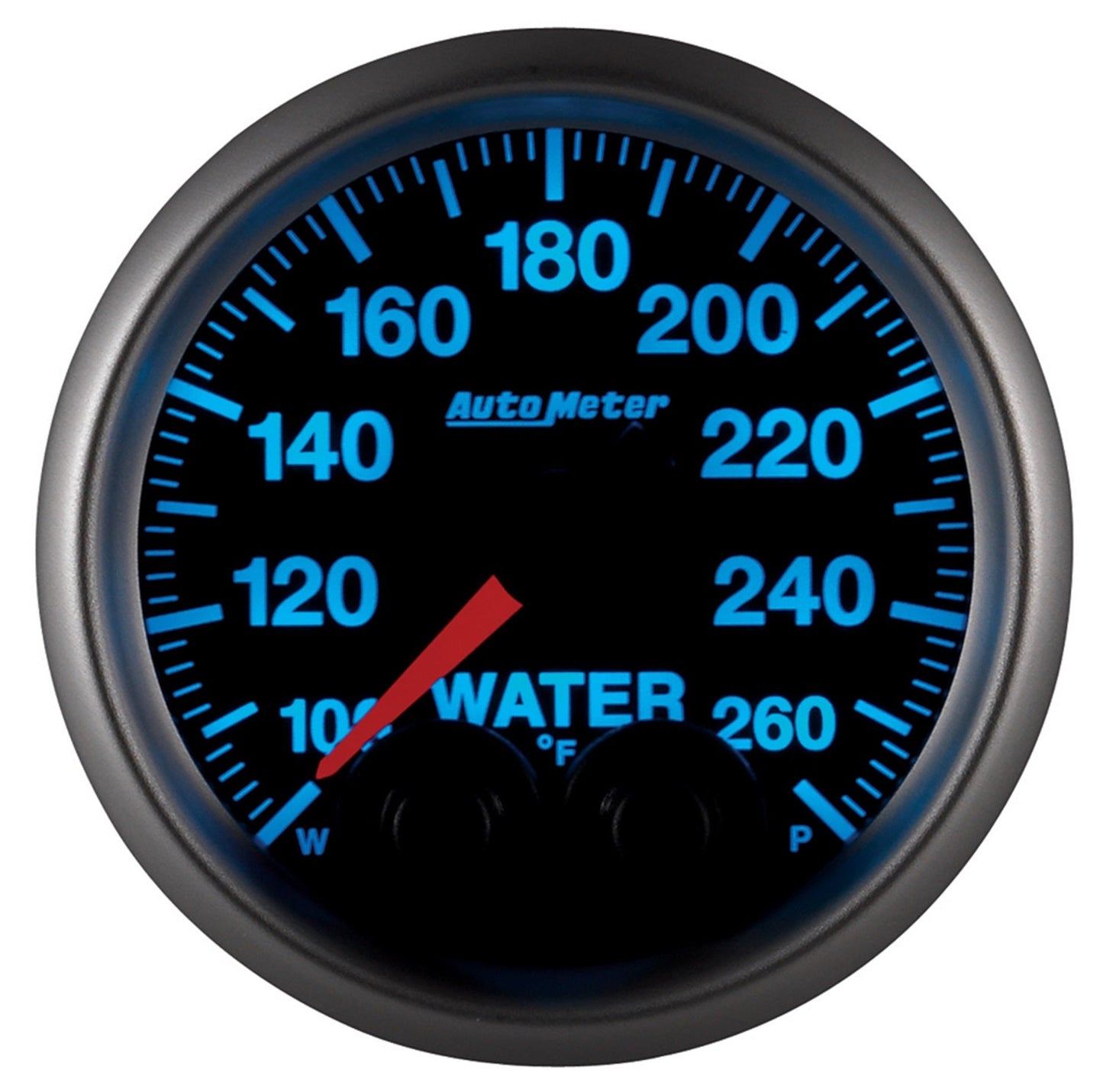 AutoMeter Elite 52mm 100-260 Degress F Water Temperature Peak and Warn Gauge w/ Electonic Control (5654)