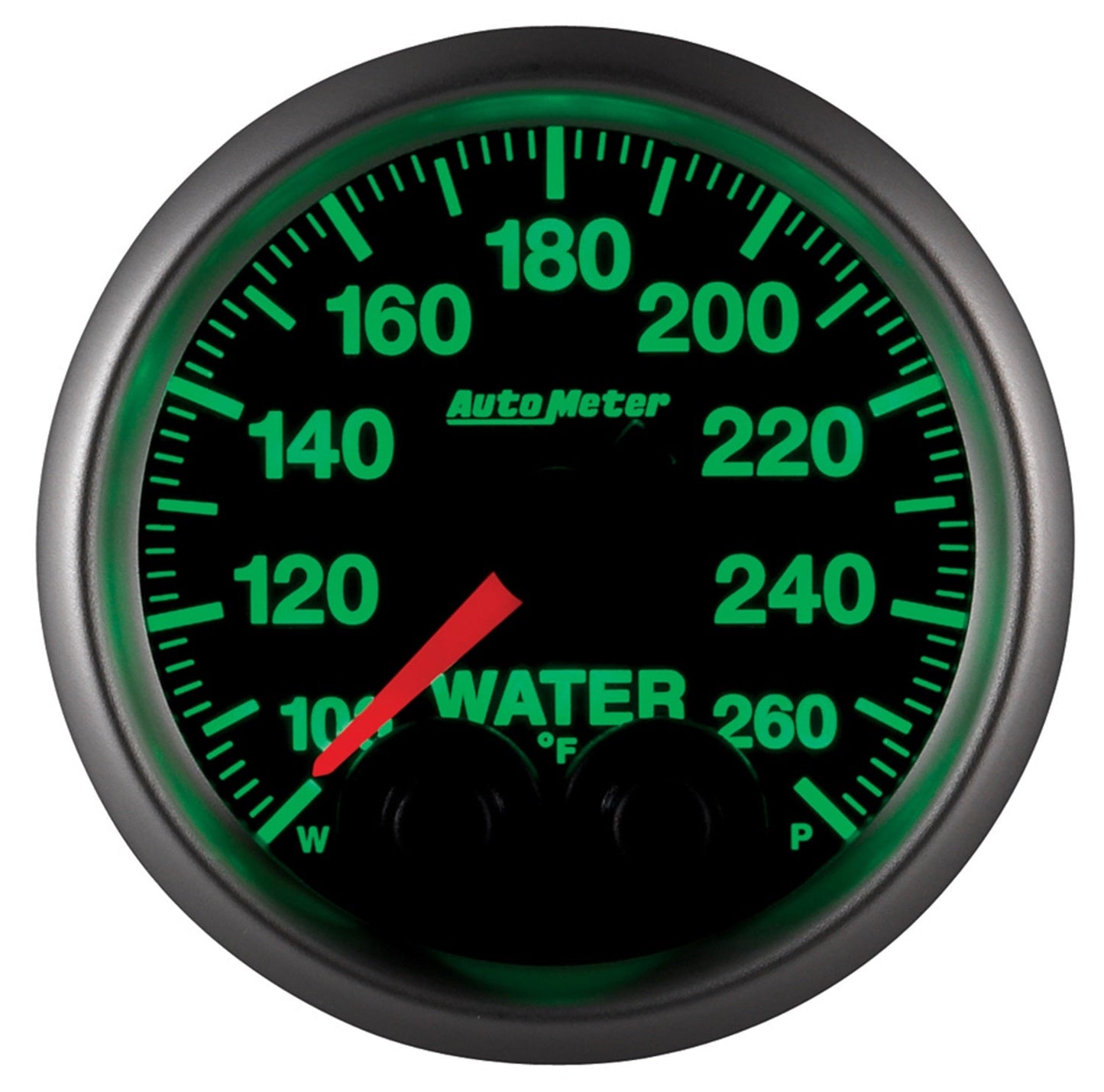 AutoMeter Elite 52mm 100-260 Degress F Water Temperature Peak and Warn Gauge w/ Electonic Control (5654)
